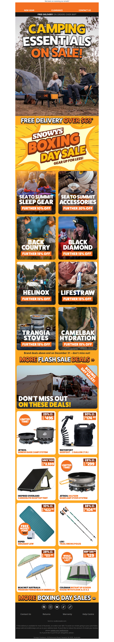 Camping Essentials on Sale 🔥