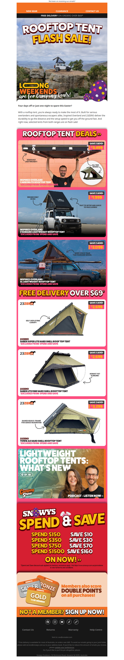 Don't sleep on these Rooftop Tent Deals!