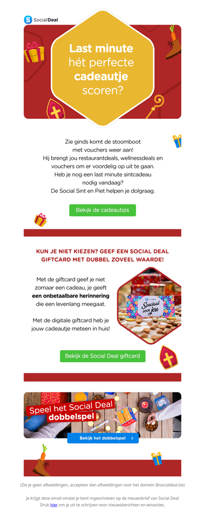 🎁 Het perfécte cadeau: een Social Deal-giftcard!