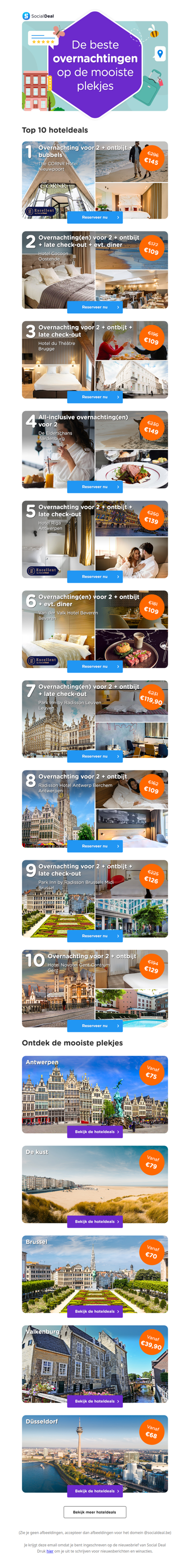 🛎️ Voordelig een weekendje weg? Ontdek de beste hoteldeals op de mooiste plekjes!