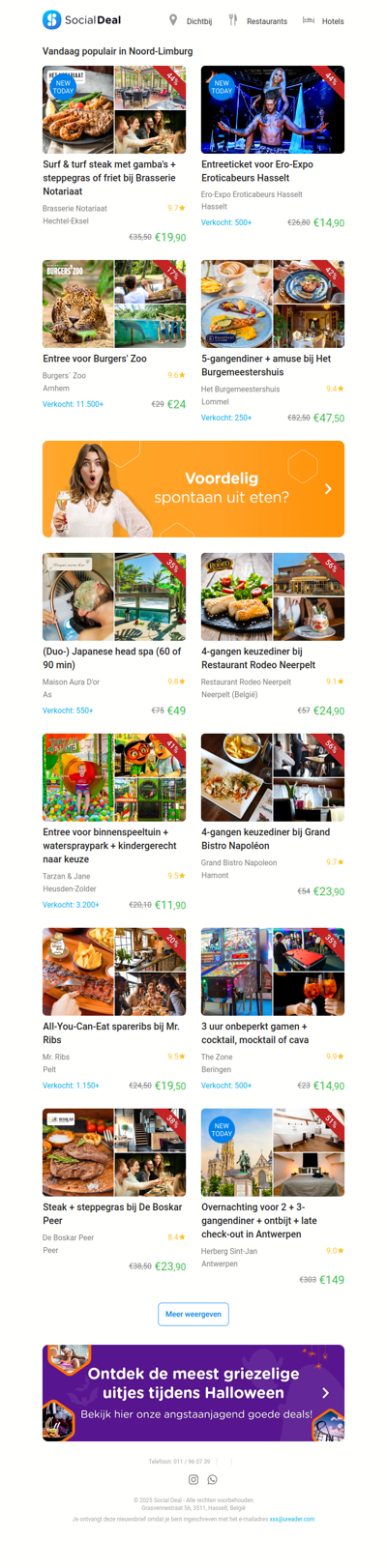 Surf & turf steak met gamba's + steppegras of friet bij Brasserie Notariaat | Entreeticket voor Ero-Expo Eroticabeurs Hasselt