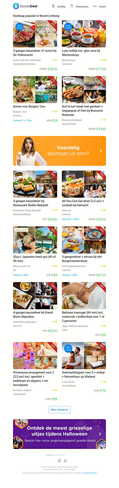 3-gangen keuzediner of -lunch bij De Volksmacht | Luxe ontbijt incl. glas cava bij Martenshuys