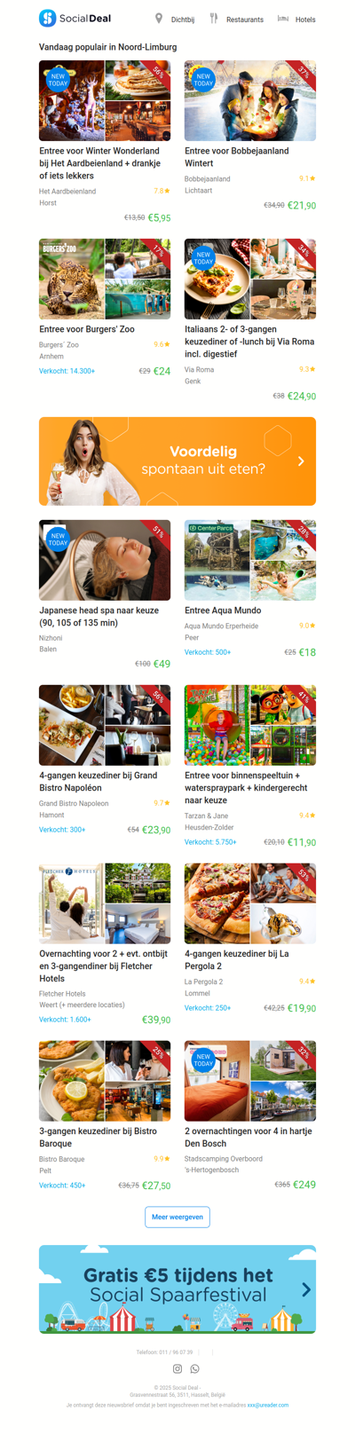 Entree voor Winter Wonderland bij Het Aardbeienland + drankje of iets lekkers | Entree voor Bobbejaanland Wintert