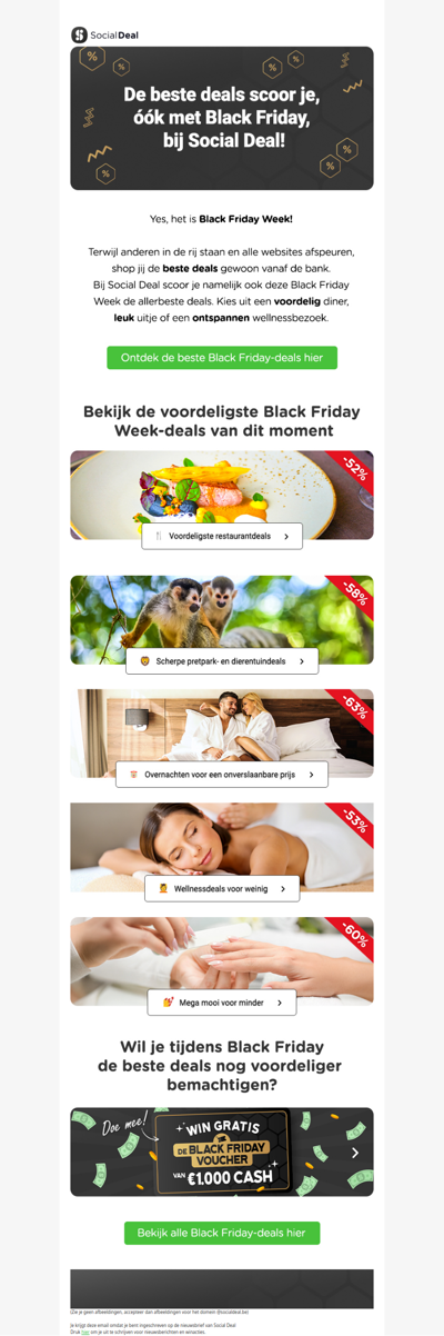 Het is Black Friday Week! Scoor de beste deals met wel 70% korting 🖤