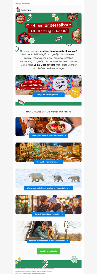🎁 Hét perfecte kerstcadeau: de Social Deal-giftcard!