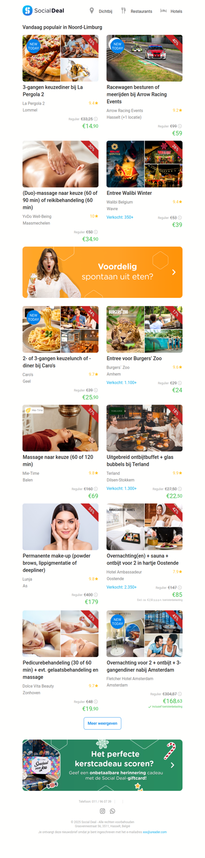 3-gangen keuzediner bij La Pergola 2 | Racewagen besturen of meerijden bij Arrow Racing Events