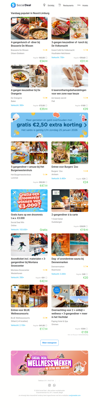 4-gangenlunch of -diner bij Brasserie De Wissen | 3-gangen keuzediner of -lunch bij De Volksmacht