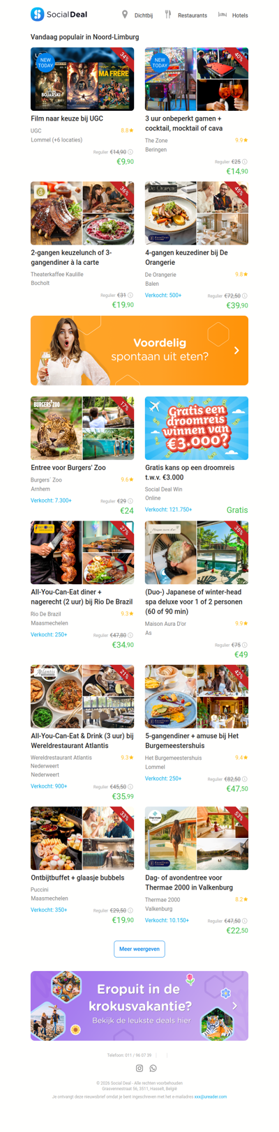 Film naar keuze bij UGC | 3 uur onbeperkt gamen + cocktail, mocktail of cava