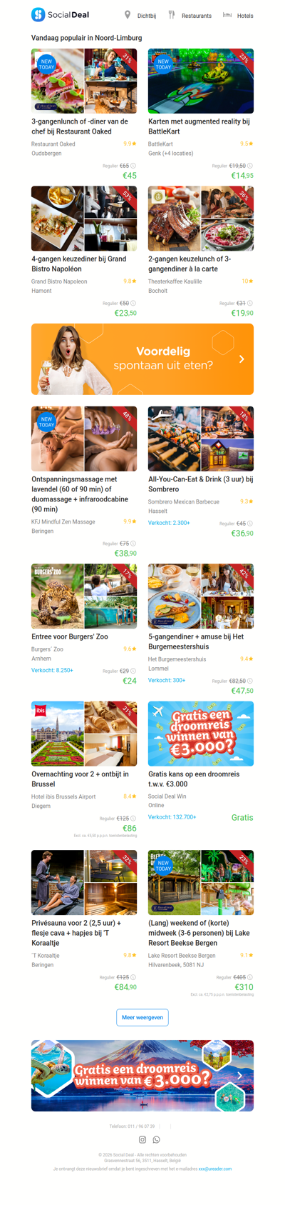 3-gangenlunch of -diner van de chef bij Restaurant Oaked | Karten met augmented reality bij BattleKart