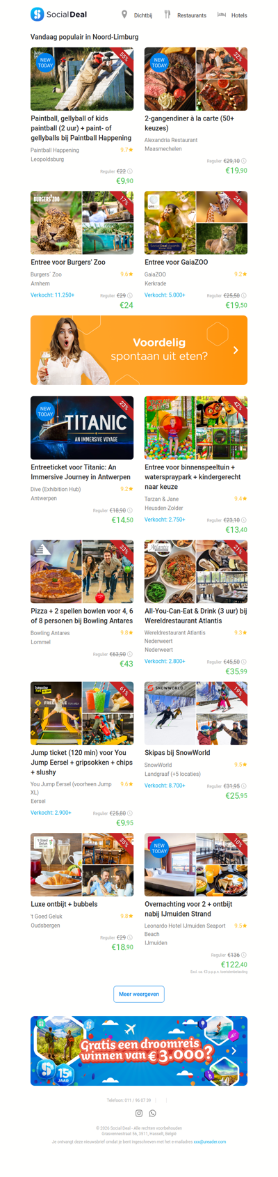 Paintball, gellyball of kids paintball (2 uur) + paint- of gellyballs bij Paintball Happening | 2-gangendiner à la carte (50+ keuzes)