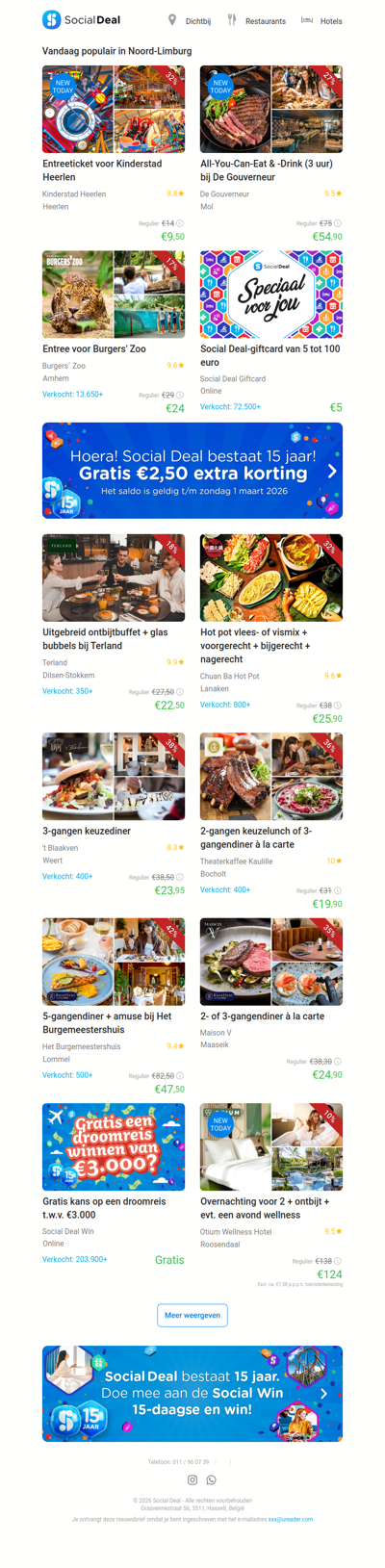 Entreeticket voor Kinderstad Heerlen | All-You-Can-Eat & -Drink (3 uur) bij De Gouverneur