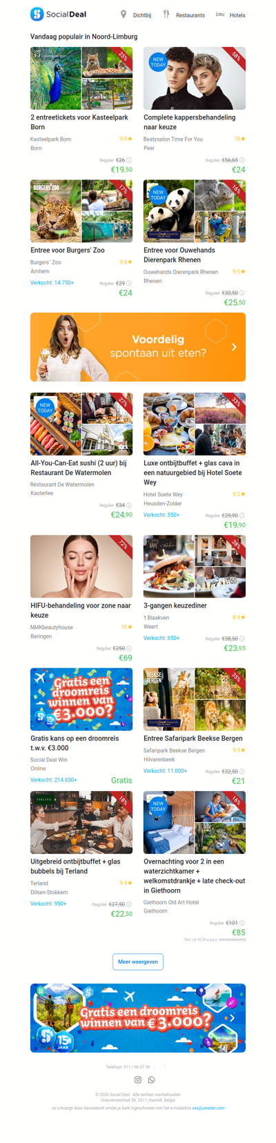 Complete kappersbehandeling naar keuze | 2 entreetickets voor Kasteelpark Born