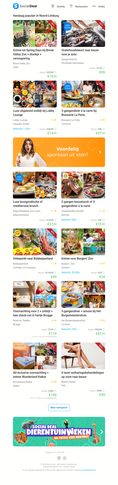 Onderhoudsbeurt naar keuze voor je auto | Entree tot Spring Days bij Brook Valley Zoo + drankje + versnapering