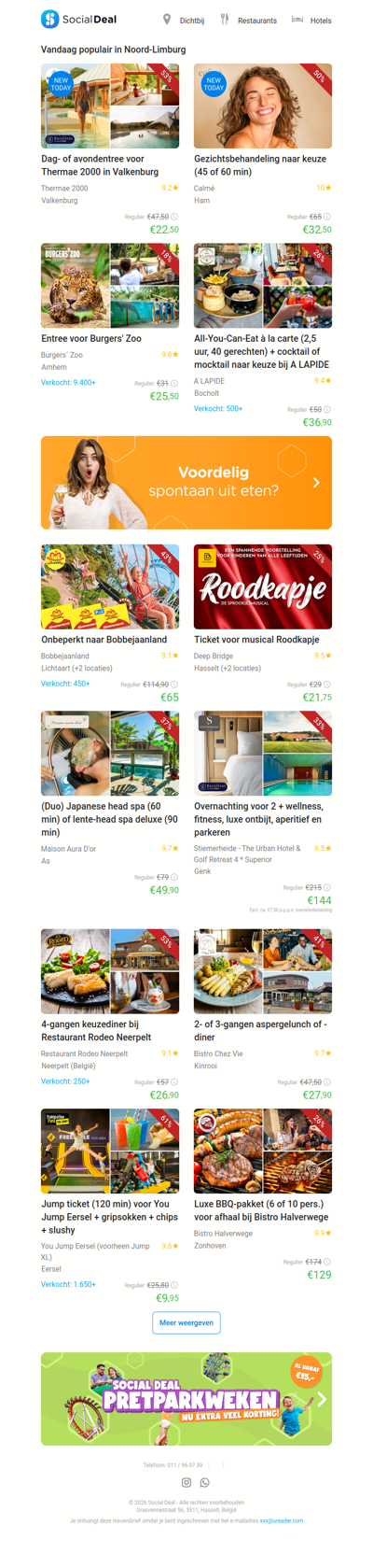 Dag- of avondentree voor Thermae 2000 in Valkenburg | Gezichtsbehandeling naar keuze (45 of 60 min)