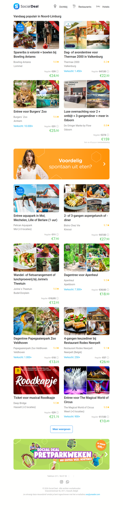 Spareribs à volonté + bowlen bij Bowling Antares | Dag- of avondentree voor Thermae 2000 in Valkenburg