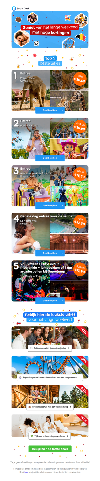 Eropuit tijdens je lange weekend? Ontdek de beste deals 😍🌞