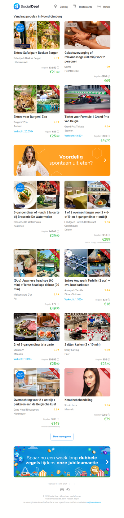 Entree Safaripark Beekse Bergen | Gelaatsverzorging of relaxmassage (60 min) voor 2 personen