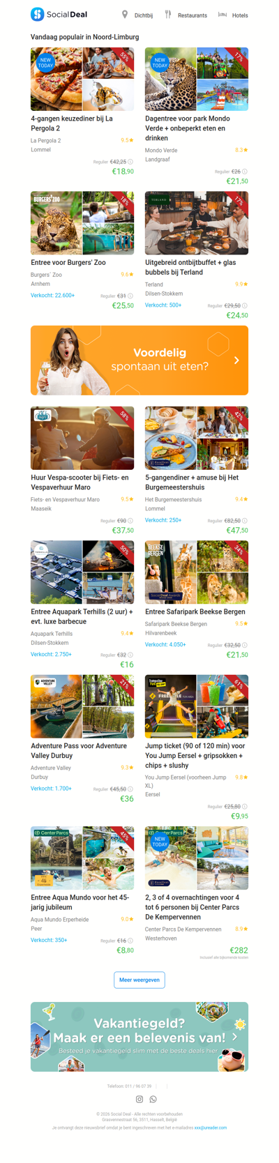 4-gangen keuzediner bij La Pergola 2 | Dagentree voor park Mondo Verde + onbeperkt eten en drinken