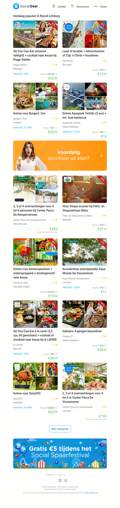 Lead of boulder + klimschoenen of Clip 'n Climb + boulderen | All-You-Can-Eat zomerse tafelgrill + cocktail naar keuze bij Plage Odette