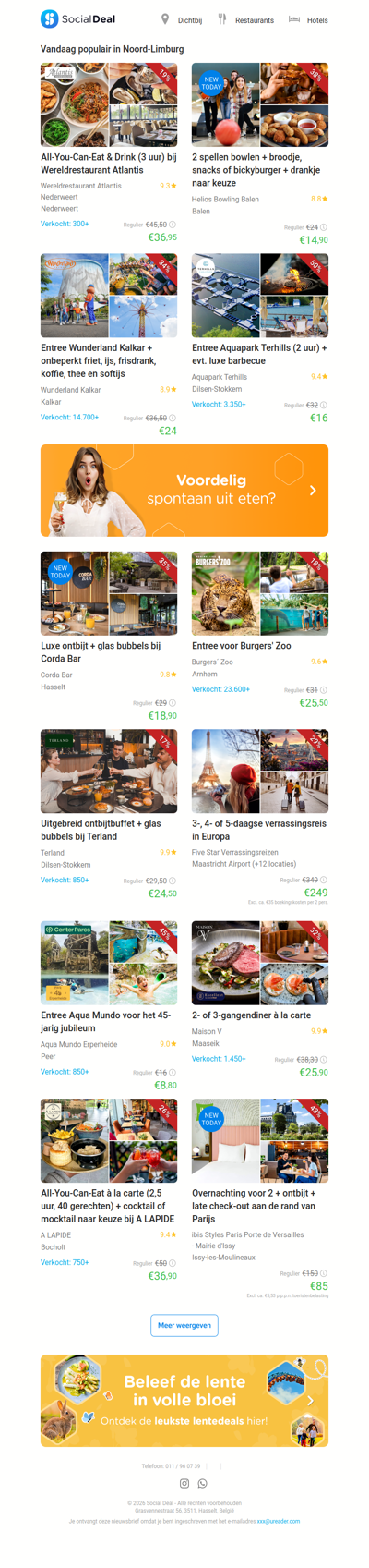2 spellen bowlen + broodje, snacks of bickyburger + drankje naar keuze | All-You-Can-Eat & Drink (3 uur) bij Wereldrestaurant Atlantis