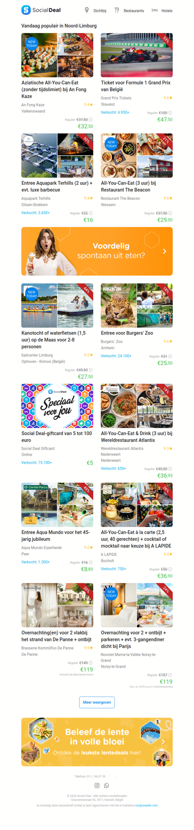 Aziatische All-You-Can-Eat (zonder tijdslimiet) bij An Fong Kaze | Ticket voor Formule 1 Grand Prix van België