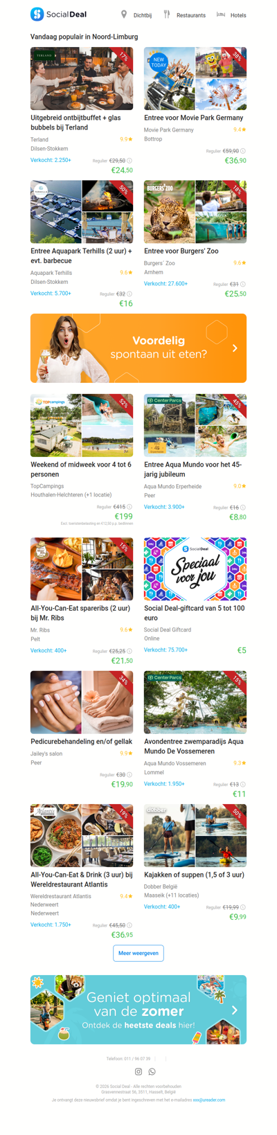 Entree voor Movie Park Germany | Uitgebreid ontbijtbuffet + glas bubbels bij Terland