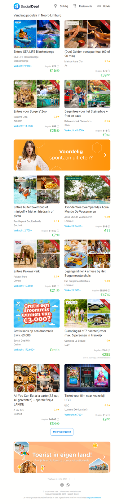 Entree SEA LIFE Blankenberge | (Duo) Golden voetspa-ritual (60 of 90 min)