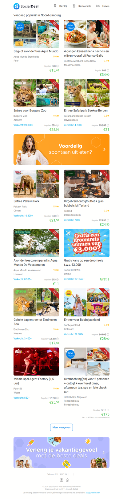 Dag- of avondentree Aqua Mundo | 4-gangen keuzediner + nacho's en olijven vooraf bij Franco Gallo
