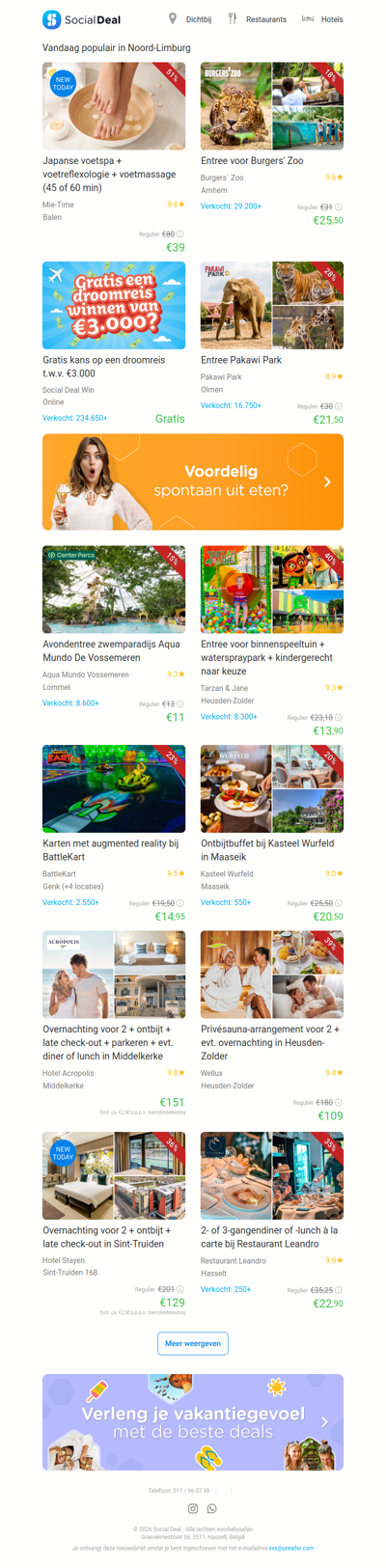 Japanse voetspa + voetreflexologie + voetmassage (45 of 60 min) | Entree voor Burgers' Zoo