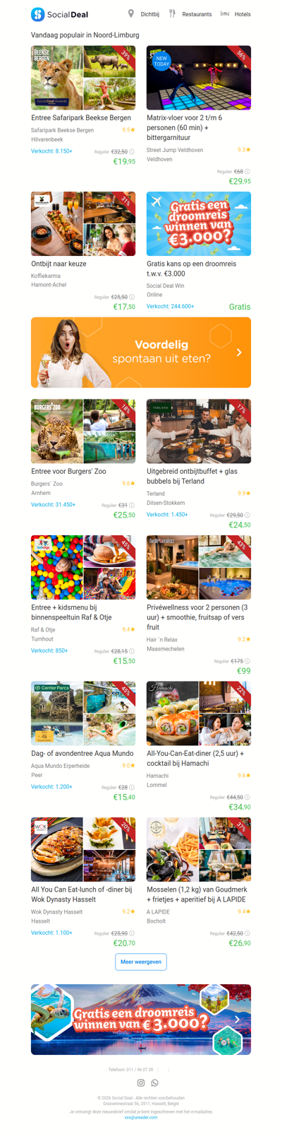 Matrix-vloer voor 2 t/m 6 personen (60 min) + bittergarnituur | Entree Safaripark Beekse Bergen
