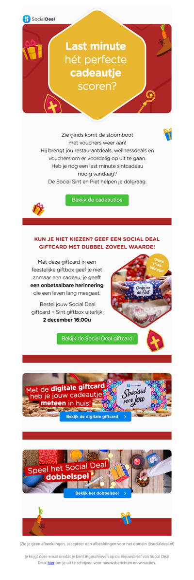 🎁 Het perfécte cadeau: een Social Deal-giftcard!