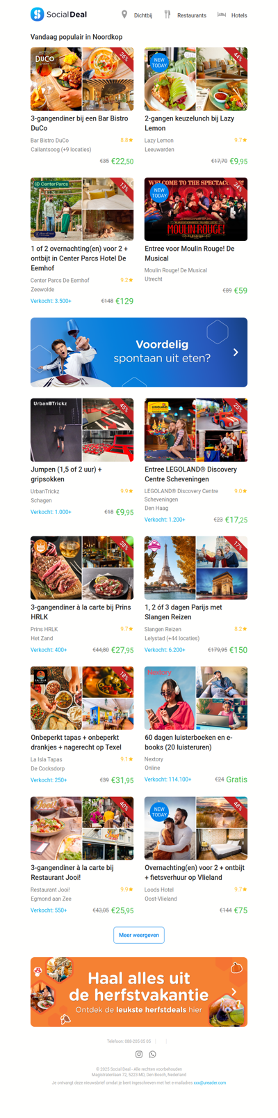 2-gangen keuzelunch bij Lazy Lemon | 3-gangendiner bij een Bar Bistro DuCo