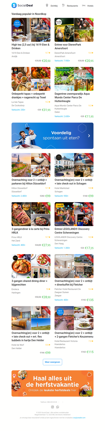 High tea (2,5 uur) bij 1619 Eten & Drinken | Entree voor DierenPark Amersfoort