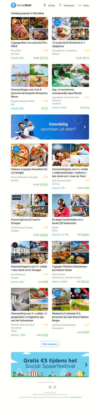 12-uurtje bij De Eendracht in ‘t IJkgebouw | 3-gangendiner à la carte bij Prins HRLK