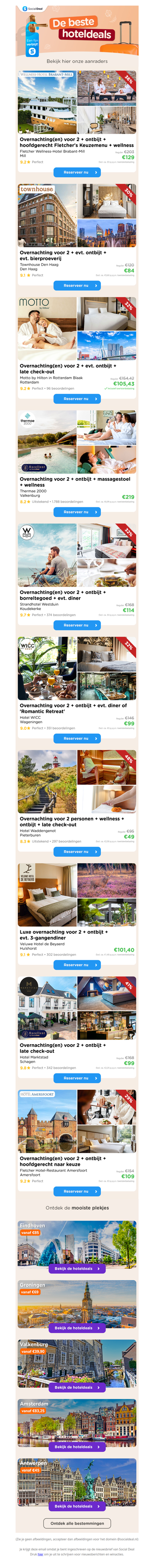 🏨🎅 Ontdek de mooiste bestemmingen met 50% korting tijdens de kerstvakantie. 🎄