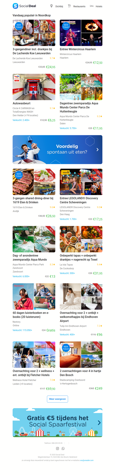 3-gangendiner incl. drankjes bij De Lachende Koe Leeuwarden | Entree Wintercircus Haarlem