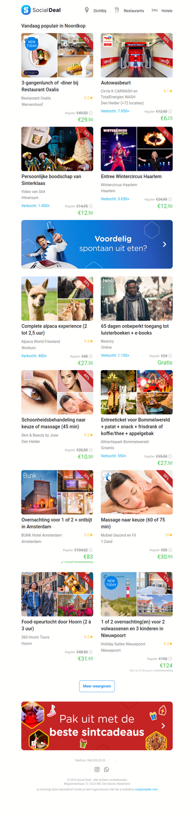 3-gangenlunch of -diner bij Restaurant Oxalis | Autowasbeurt