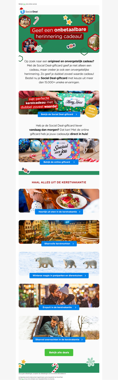 🎁 Hét perfecte kerstcadeau: de Social Deal-giftcard!