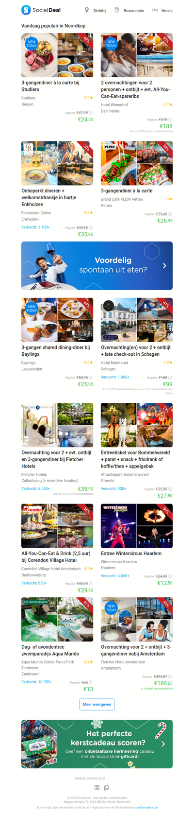 3-gangendiner à la carte bij Studlers | 2 overnachtingen voor 2 personen + ontbijt + evt. All-You-Can-Eat-spareribs