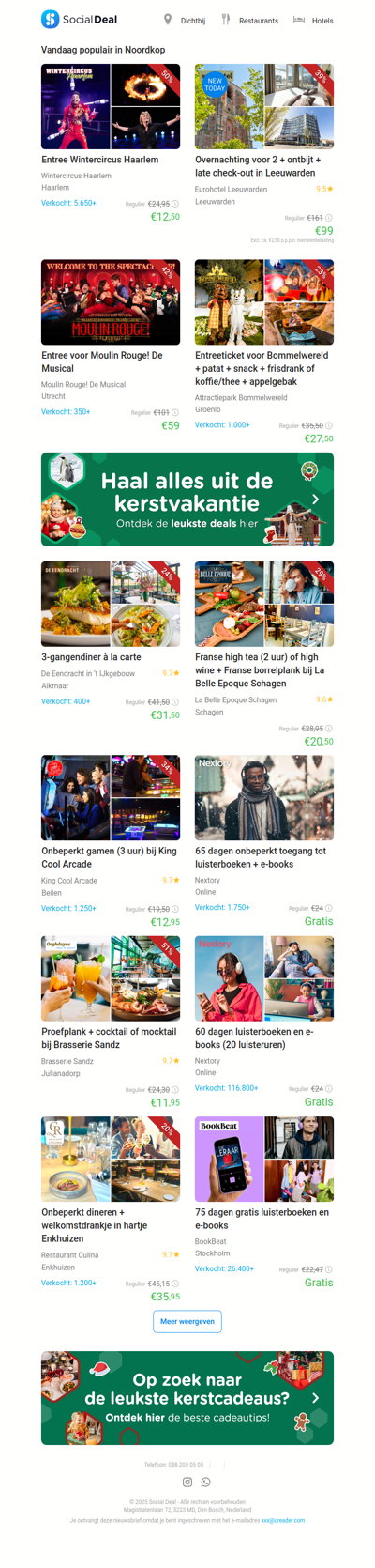 Overnachting voor 2 + ontbijt + late check-out in Leeuwarden | Entree Wintercircus Haarlem