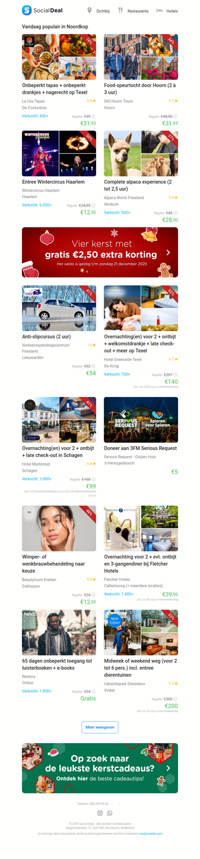 Onbeperkt tapas + onbeperkt drankjes + nagerecht op Texel | Food-speurtocht door Hoorn (2 à 3 uur)