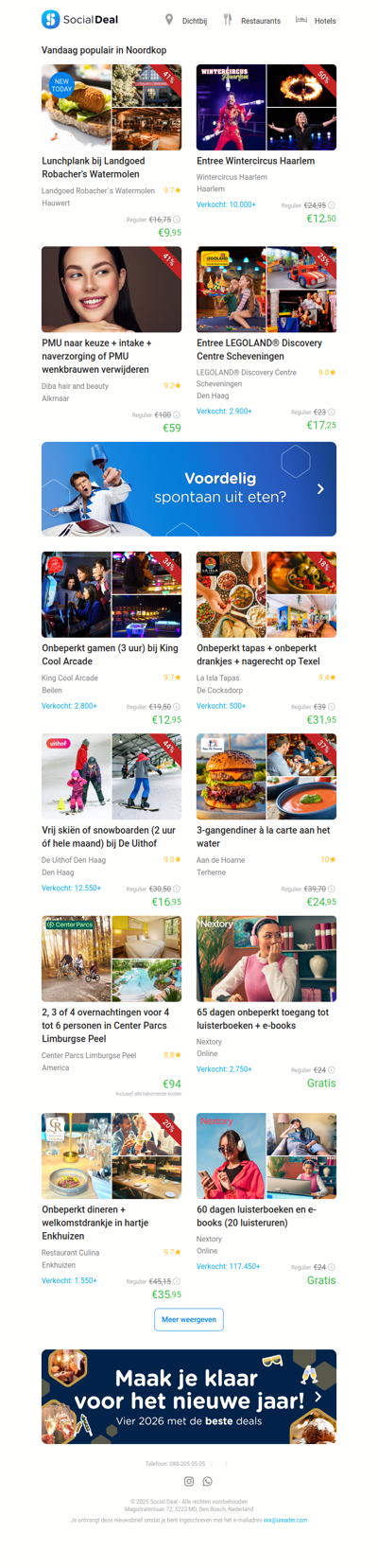 Lunchplank bij Landgoed Robacher's Watermolen | Entree Wintercircus Haarlem