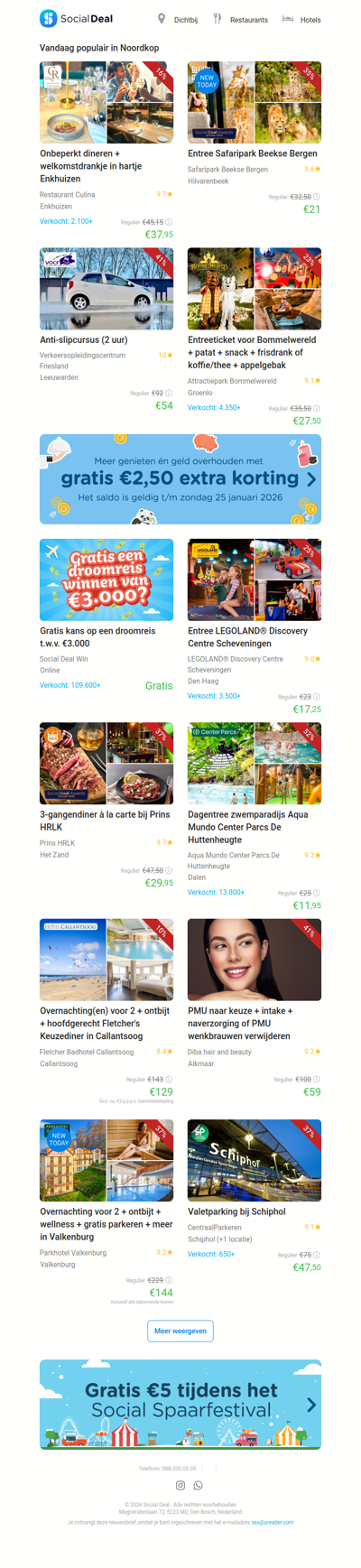 Entree Safaripark Beekse Bergen | Onbeperkt dineren + welkomstdrankje in hartje Enkhuizen