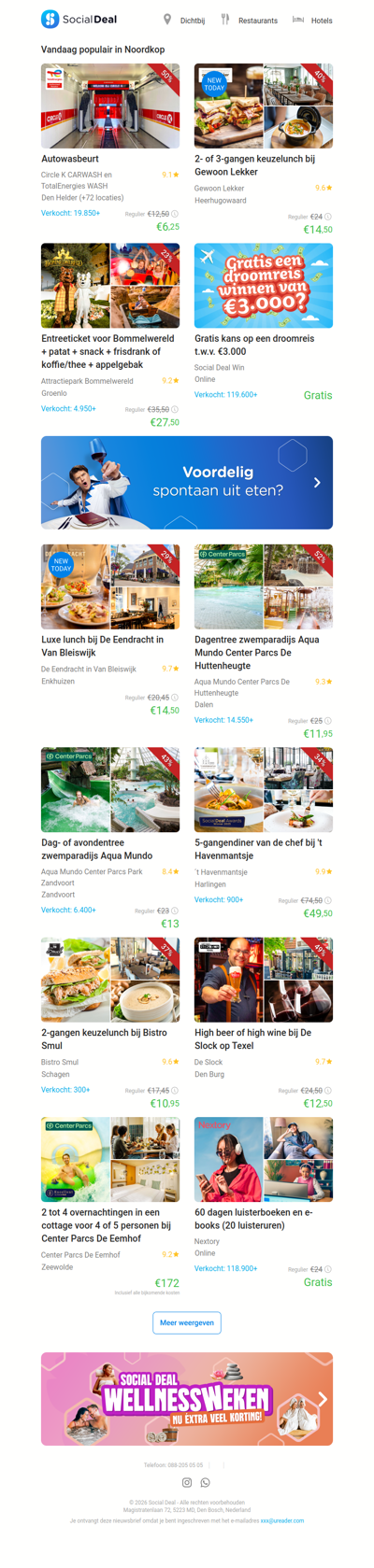 2- of 3-gangen keuzelunch bij Gewoon Lekker | Autowasbeurt