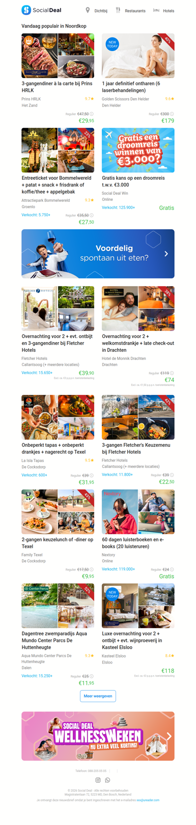 1 jaar definitief ontharen (6 laserbehandelingen) | 3-gangendiner à la carte bij Prins HRLK