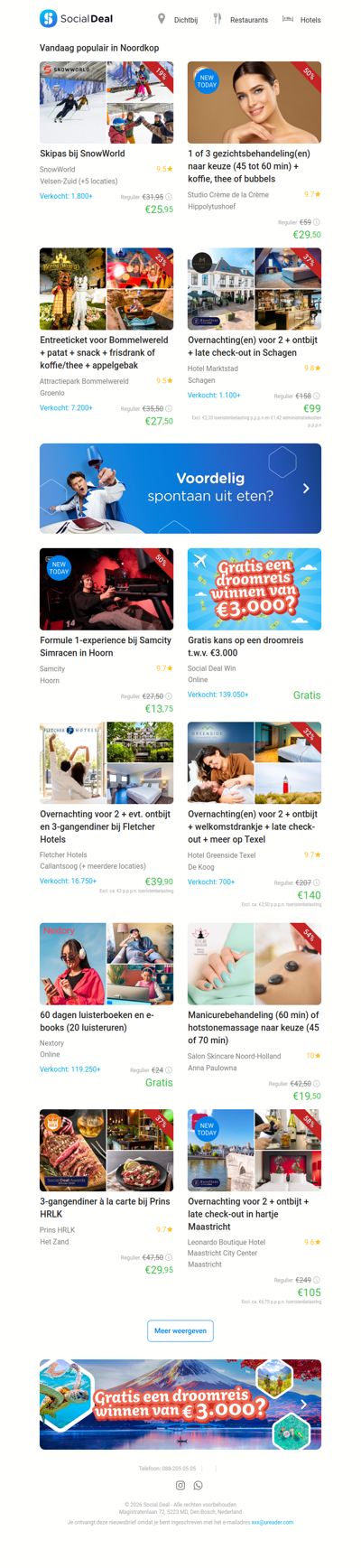 1 of 3 gezichtsbehandeling(en) naar keuze (45 tot 60 min) + koffie, thee of bubbels | Skipas bij SnowWorld