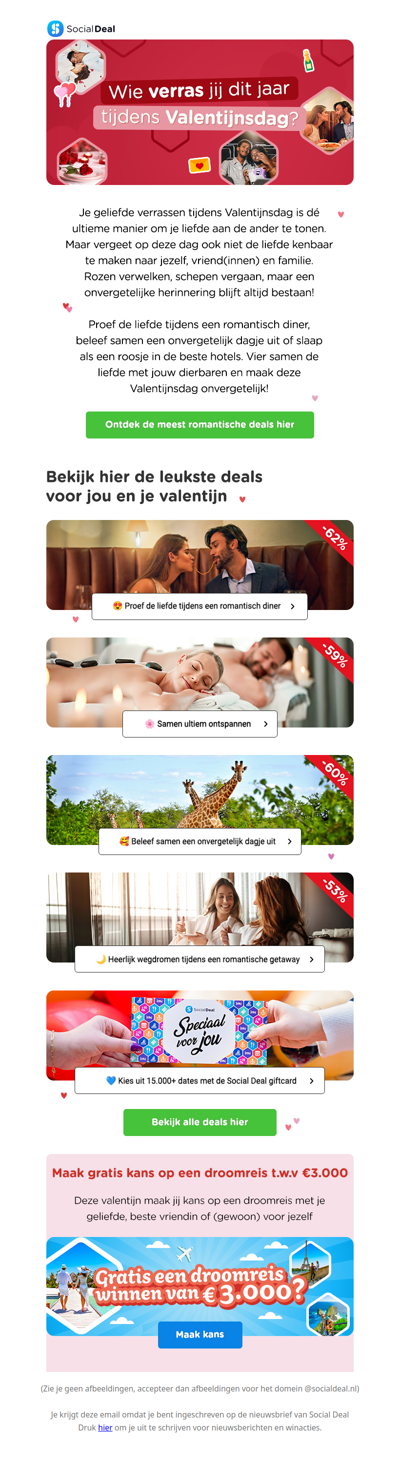 🌹 Verras je valentijn met de leukste deals en vier de liefde! 💘