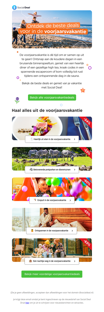 🌸 Haal alles uit je voorjaarsvakantie met de beste deals, en beleef de leukste uitjes! 😍