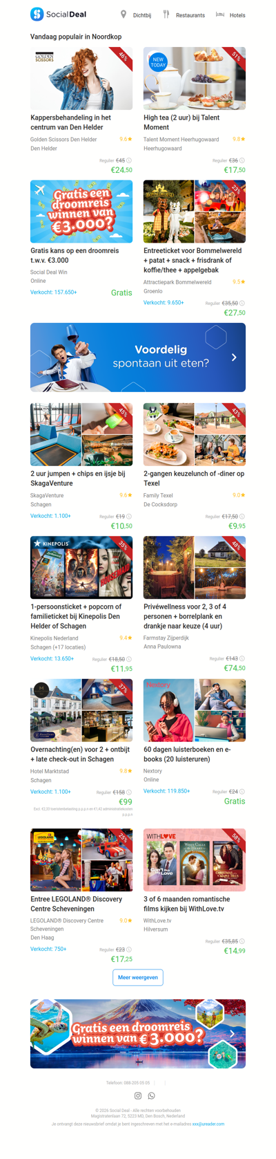 High tea (2 uur) bij Talent Moment | Kappersbehandeling in het centrum van Den Helder