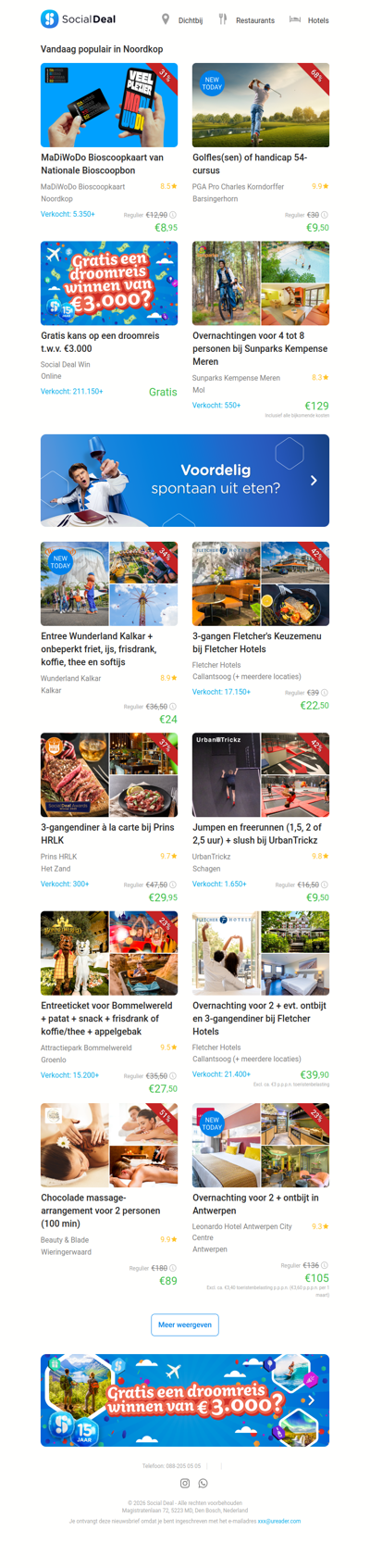 Golfles(sen) of handicap 54-cursus | MaDiWoDo Bioscoopkaart van Nationale Bioscoopbon